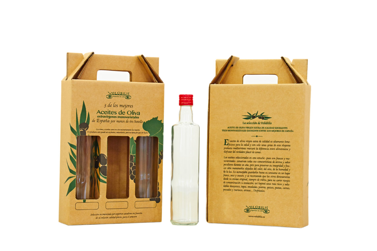 Caja para aceites y vinos