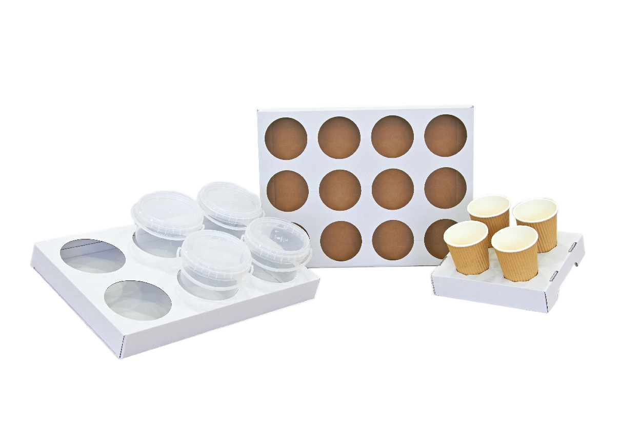 Bandejas Portavasos-Tarrinas